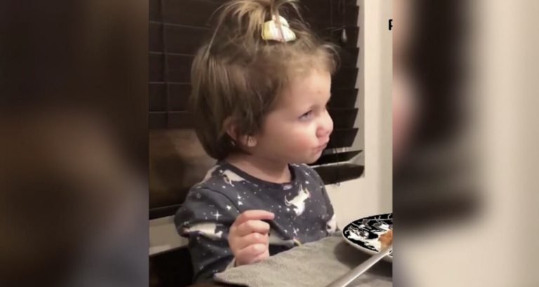 little girl tells dad you dont need valentines day